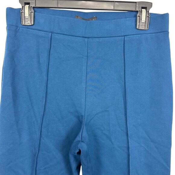 Sanctuary Lana Flare Ponte Knit Pants Blue Jewel NWT Stretch Pull On sz Large - Picture 5 of 16